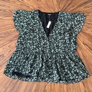 Madewell Flutter Sleeve Top